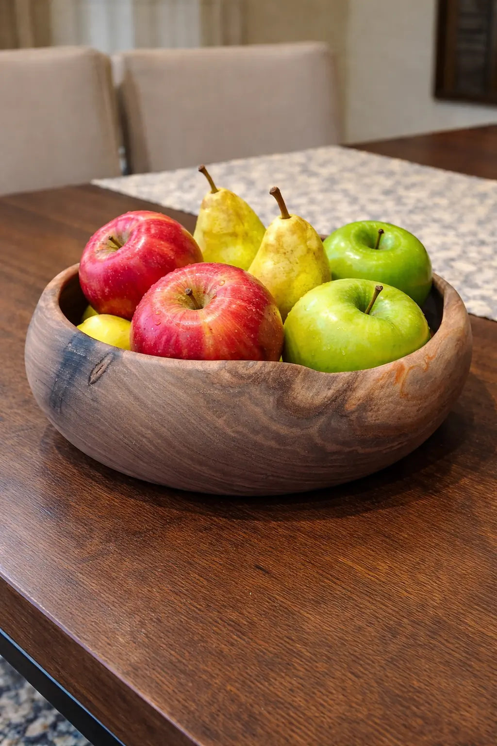 HAND TURNED LIVE EDGE BLACK WALNUT BOWL - 10-1/2" X 3-1/2" Paw Paw’s Woodshop of Mississippi