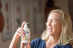 Honeysuckle Goats Milk Lotion by Essential Journeys, Southern food gift detail photo 6