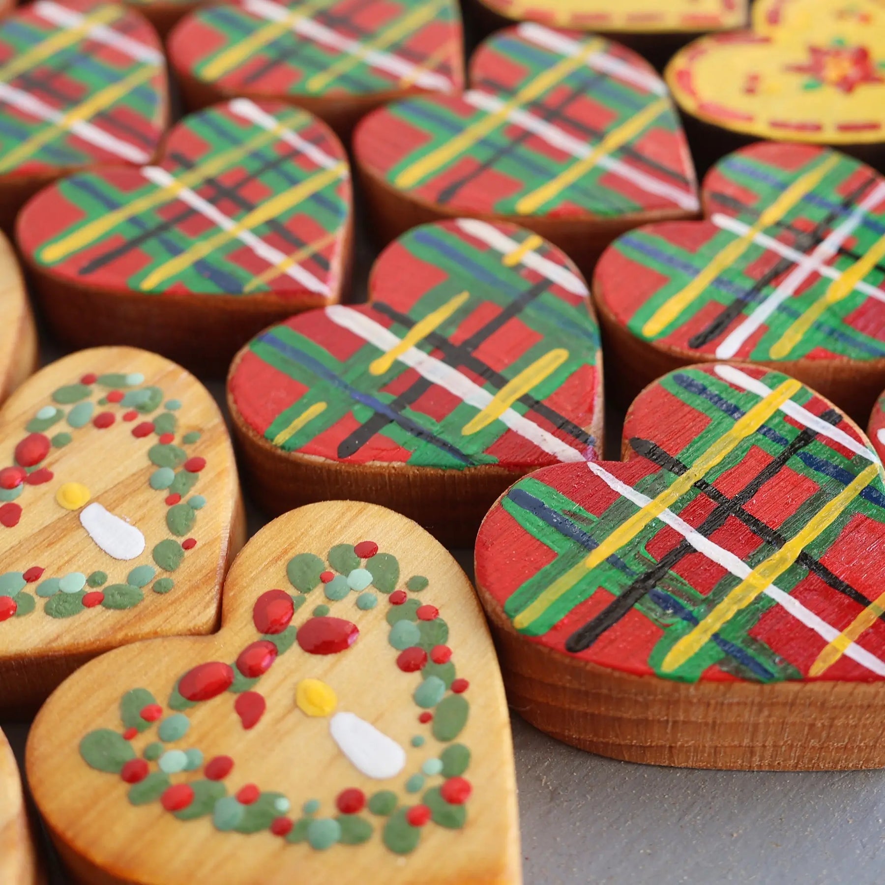 Hand-Painted Hearts :: Christmas Edition ✨ Dennehey Design Co.