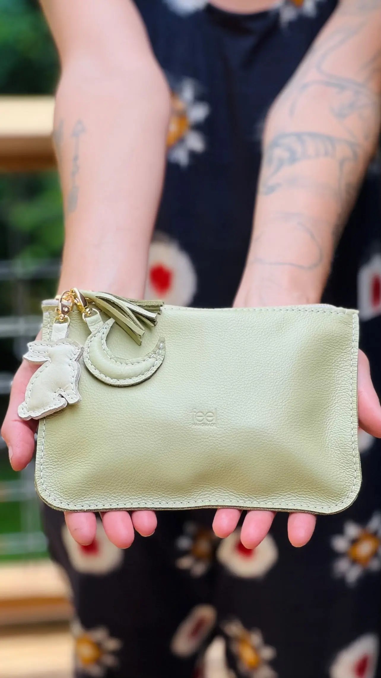 Hand Pouch by Feelhandmade, handmade leather goods main product photo