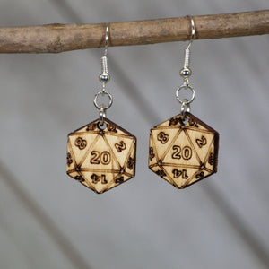 DnD Dice Earrings | Tabletop Gaming Jewelry