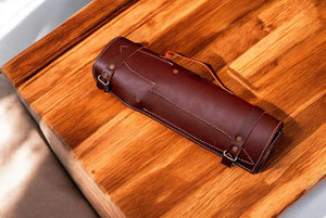 Handmade Damascus Kitchen Knives Set – Bone & Rosewood by Damascus Knife Store, Southern handmade gift detail photo 3