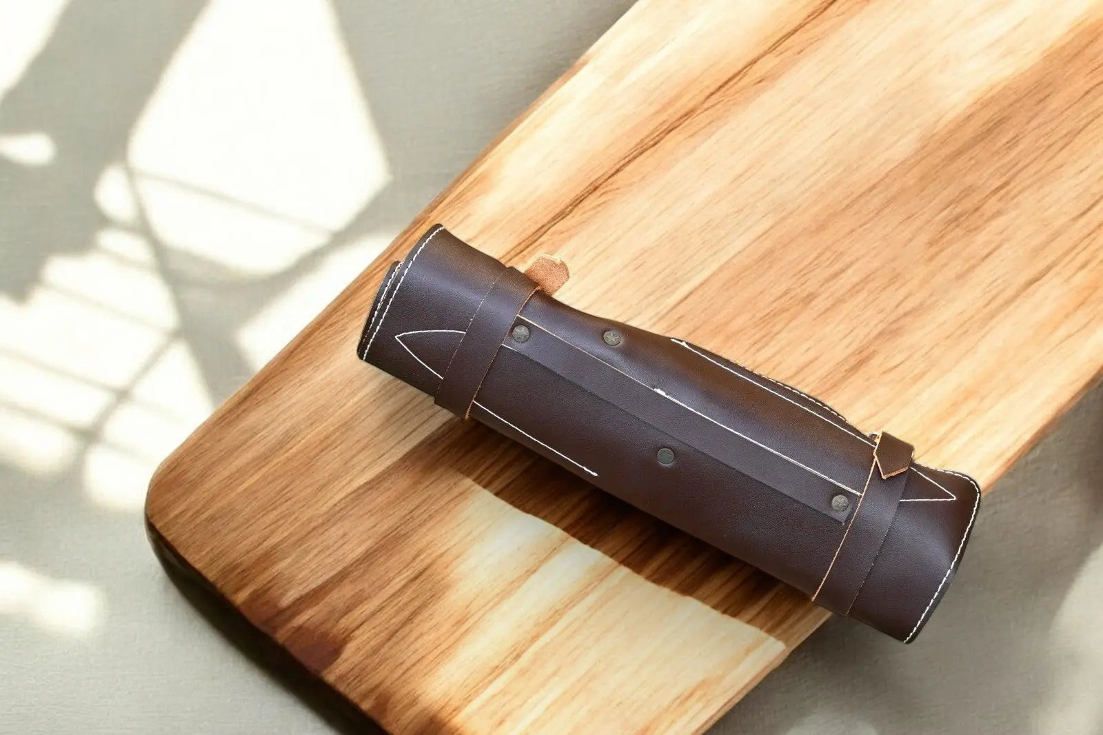 Handmade Damascus Kitchen Knives Set – Epoxy Resin Handles by Damascus Knife Store, Southern handmade gift detail photo 3