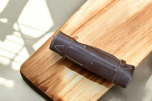 Handmade Damascus Kitchen Knives Set – Epoxy Resin Handles by Damascus Knife Store, Southern handmade gift detail photo 3