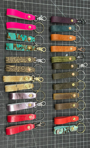Handmade Leather Keychain by Kw Leatherworks, 3D printed gift detail photo 7