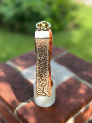 Handmade Leather Keychain by Kw Leatherworks, 3D printed gift detail photo 10