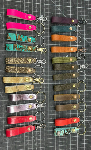 Handmade Leather Keychain by Kw Leatherworks, 3D printed gift detail photo 20
