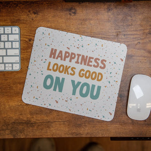 Happiness Looks Good on You - Mouse Pad by Still Magnolia, mouse pads detail photo 3