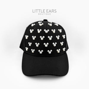 Black Pearls Hat by Little Ears Boutique, Southern lifestyle apparel main product photo
