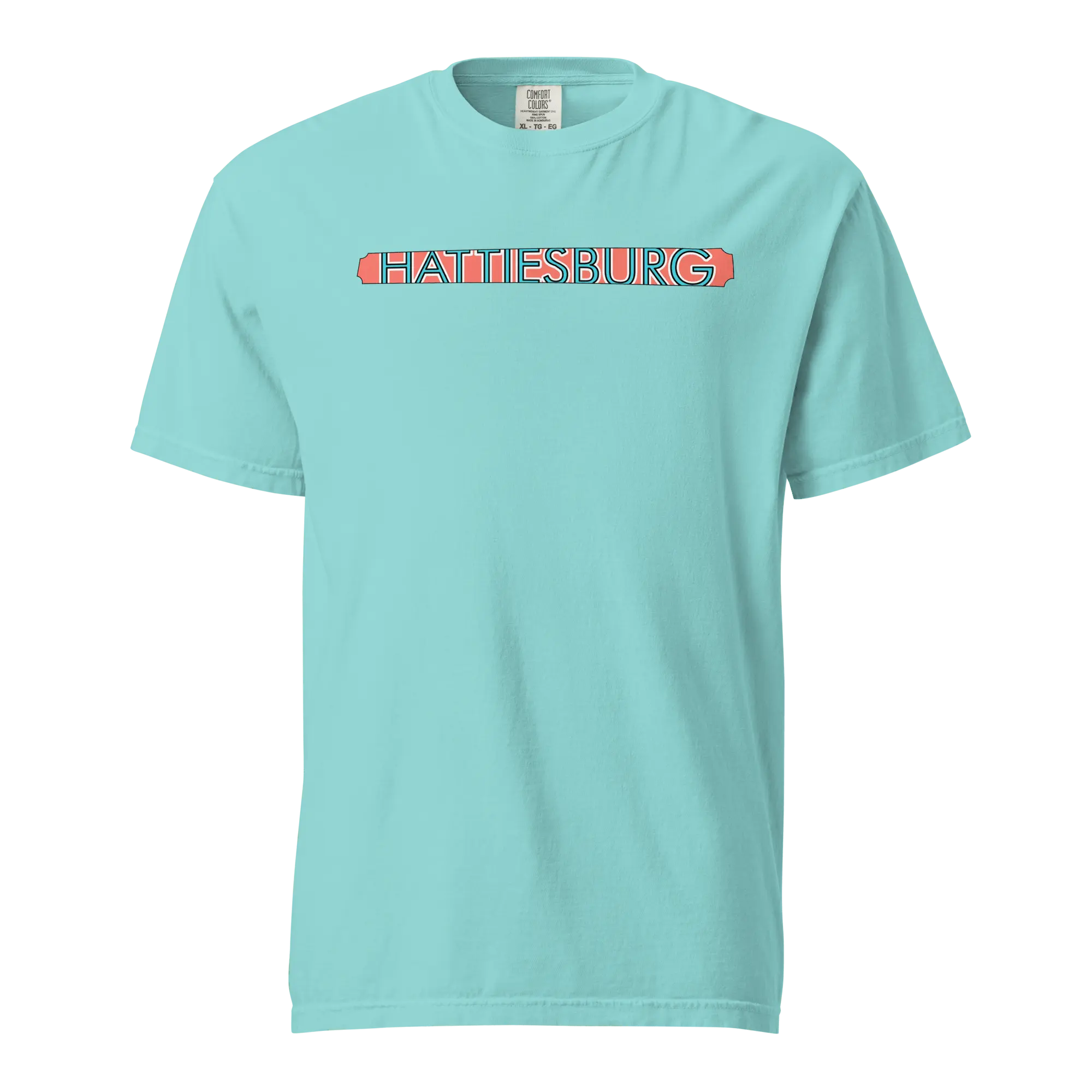 Hattiesburg Mississippi T-Shirt by Main Street Collective. The Hub City Collage Tee