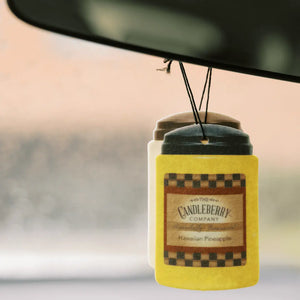 Hawaiian Pineapple™- "Fresh Cargo"®, Scent for the Car (2-PACK) (Collective) by The Candleberry® Candle Company, scented candle detail photo 2