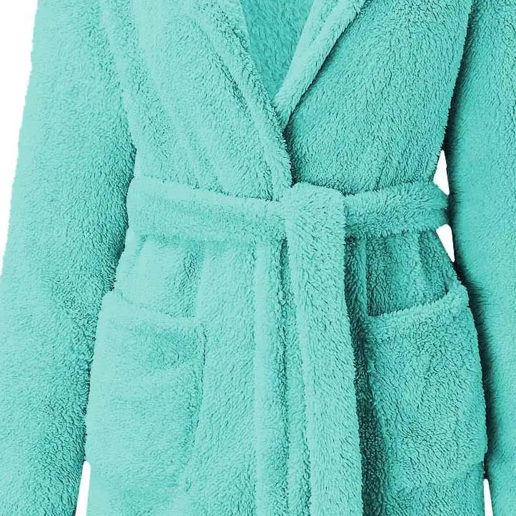 Women's Hooded Velour Bathrobe by The Mississippi Mermaid Mercantile - view 15