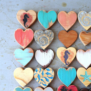 Heart-Shaped Mystery Boxes :: Beach by Dennehey Design Co., Southern home decor detail photo 4