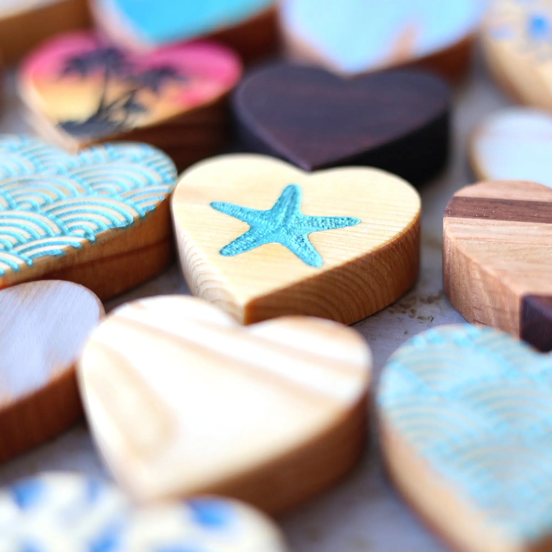 Heart-Shaped Mystery Boxes :: Beach by Dennehey Design Co., Southern home decor detail photo 9