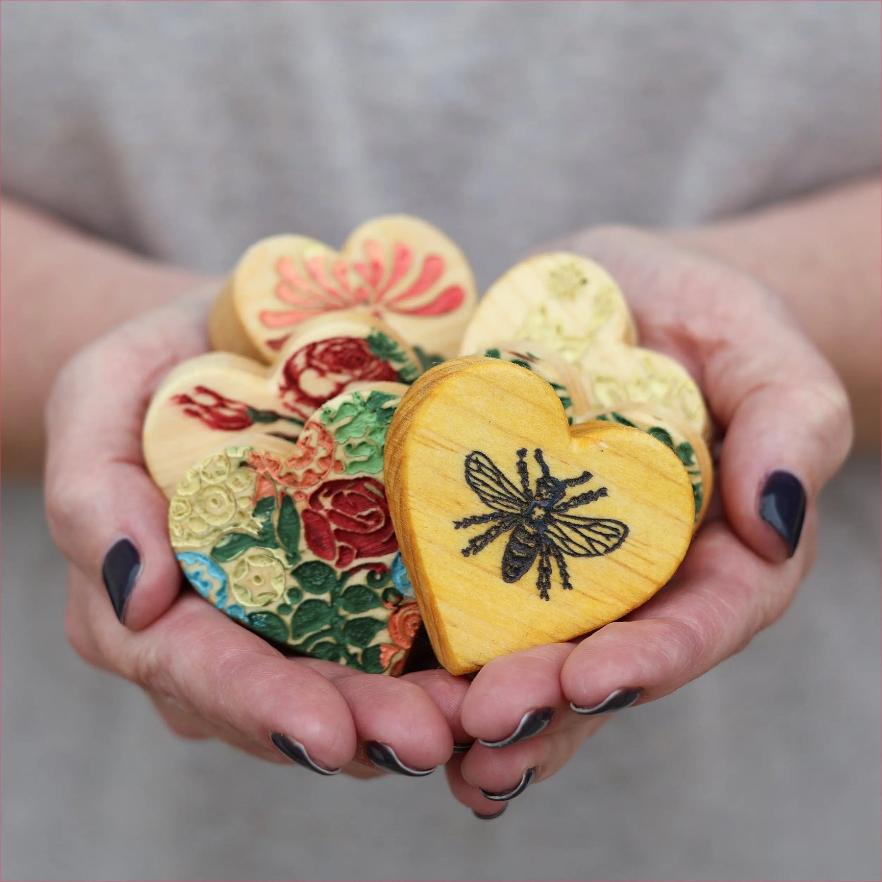 Heart-Shaped Mystery Boxes :: Spring Flowers by Dennehey Design Co., handmade jewelry detail photo 2