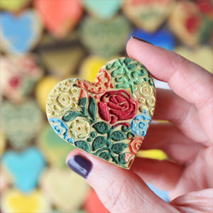 Heart-Shaped Mystery Boxes :: Spring Flowers by Dennehey Design Co., handmade jewelry detail photo 4