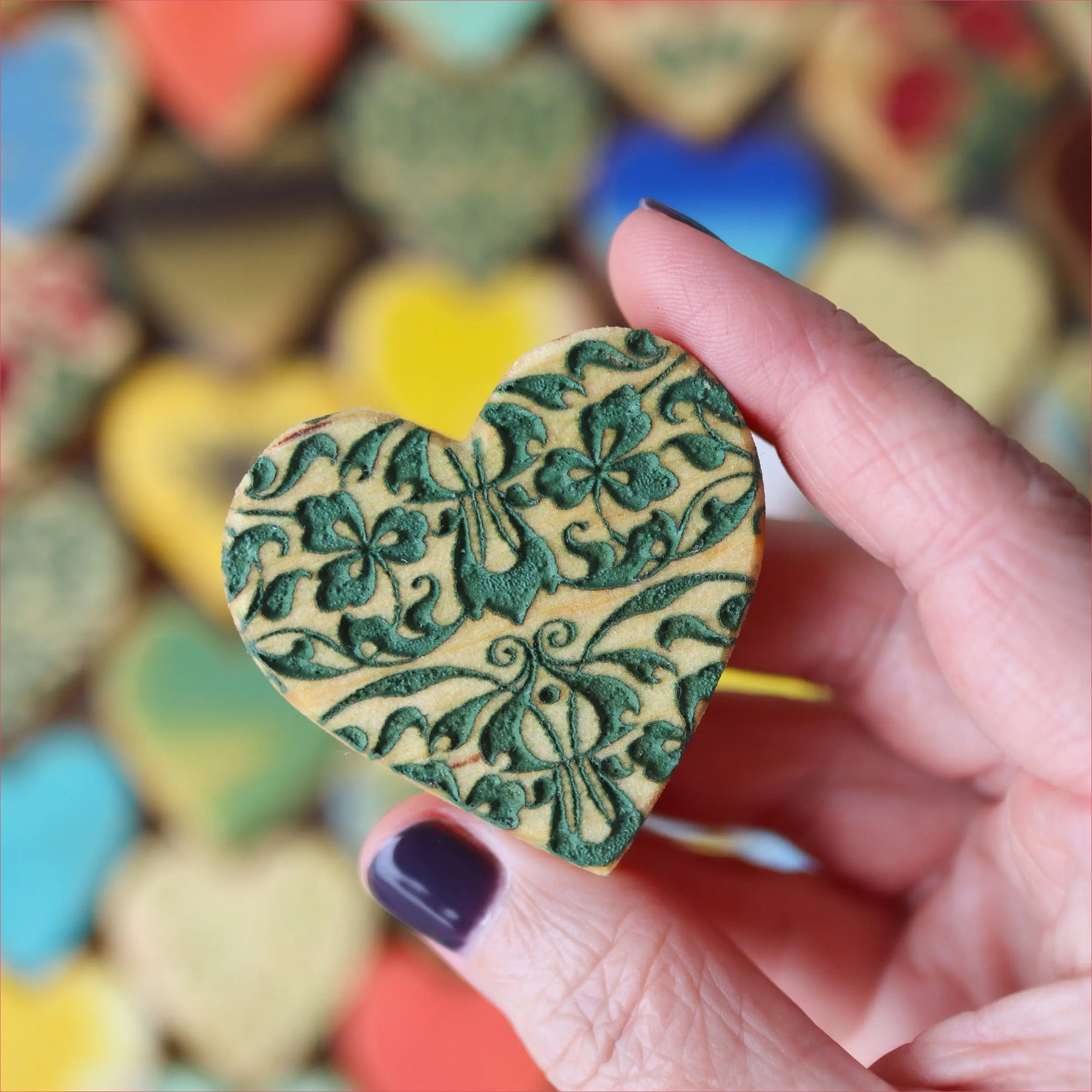 Heart-Shaped Mystery Boxes :: Spring Flowers by Dennehey Design Co., handmade jewelry detail photo 12