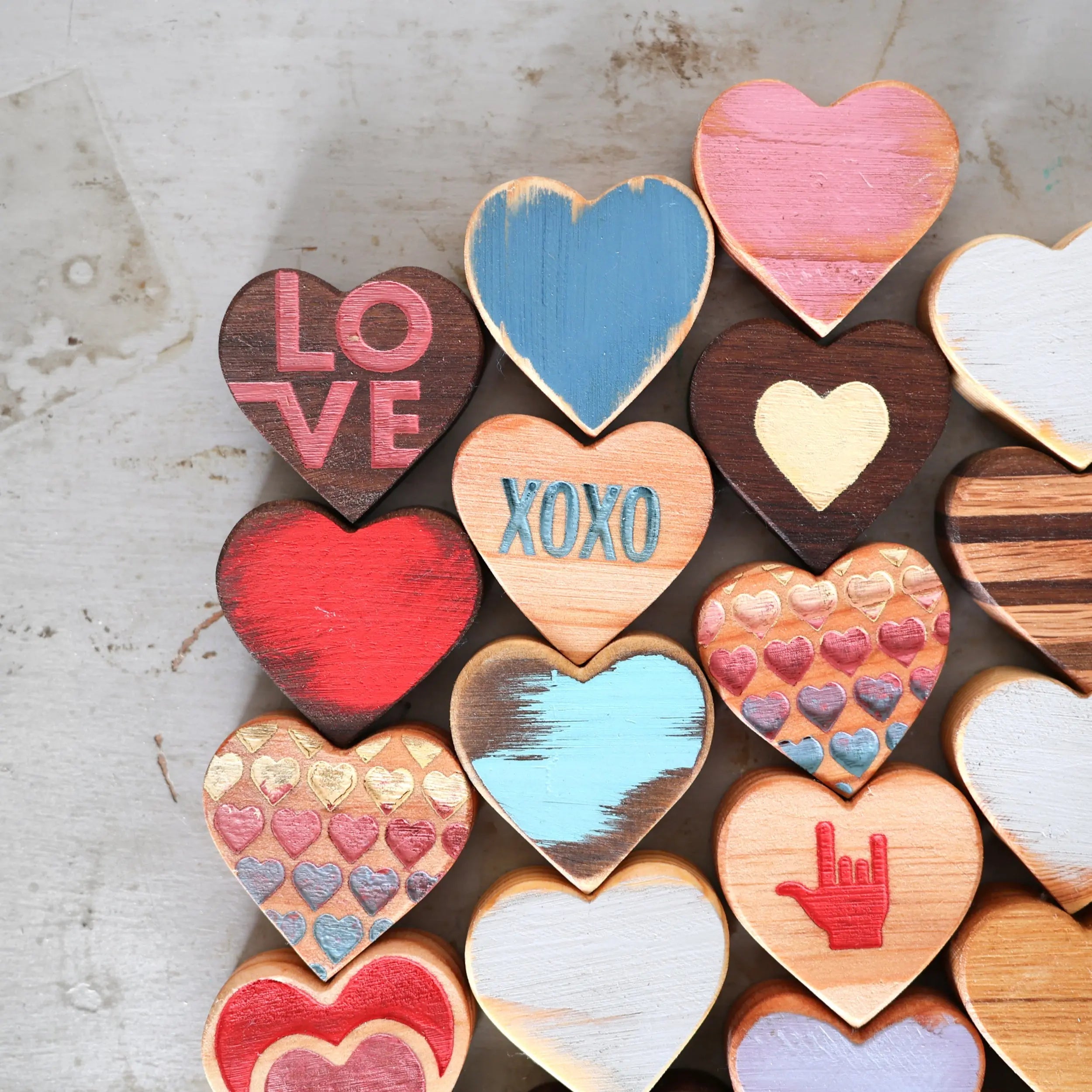 Heart-Shaped Mystery Boxes :: The Love Edition by Dennehey Design Co., Southern home decor main product photo