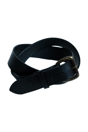 Heavy Duty Belt - Black by Loyal Stricklin, handmade leather goods main product photo