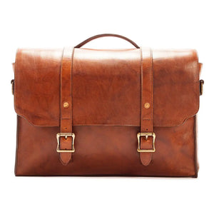 Heritage Leather Briefcase Mission Mercantile Leather Goods