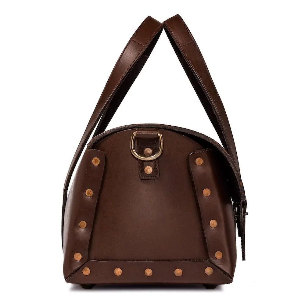 Heritage Leather Tradesman Bag by Mission Mercantile Leather Goods, handmade leather goods detail photo 11