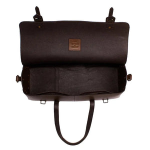 Heritage Leather Tradesman Bag by Mission Mercantile Leather Goods, handmade leather goods detail photo 12