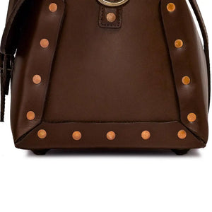 Heritage Leather Tradesman Bag by Mission Mercantile Leather Goods, handmade leather goods detail photo 13