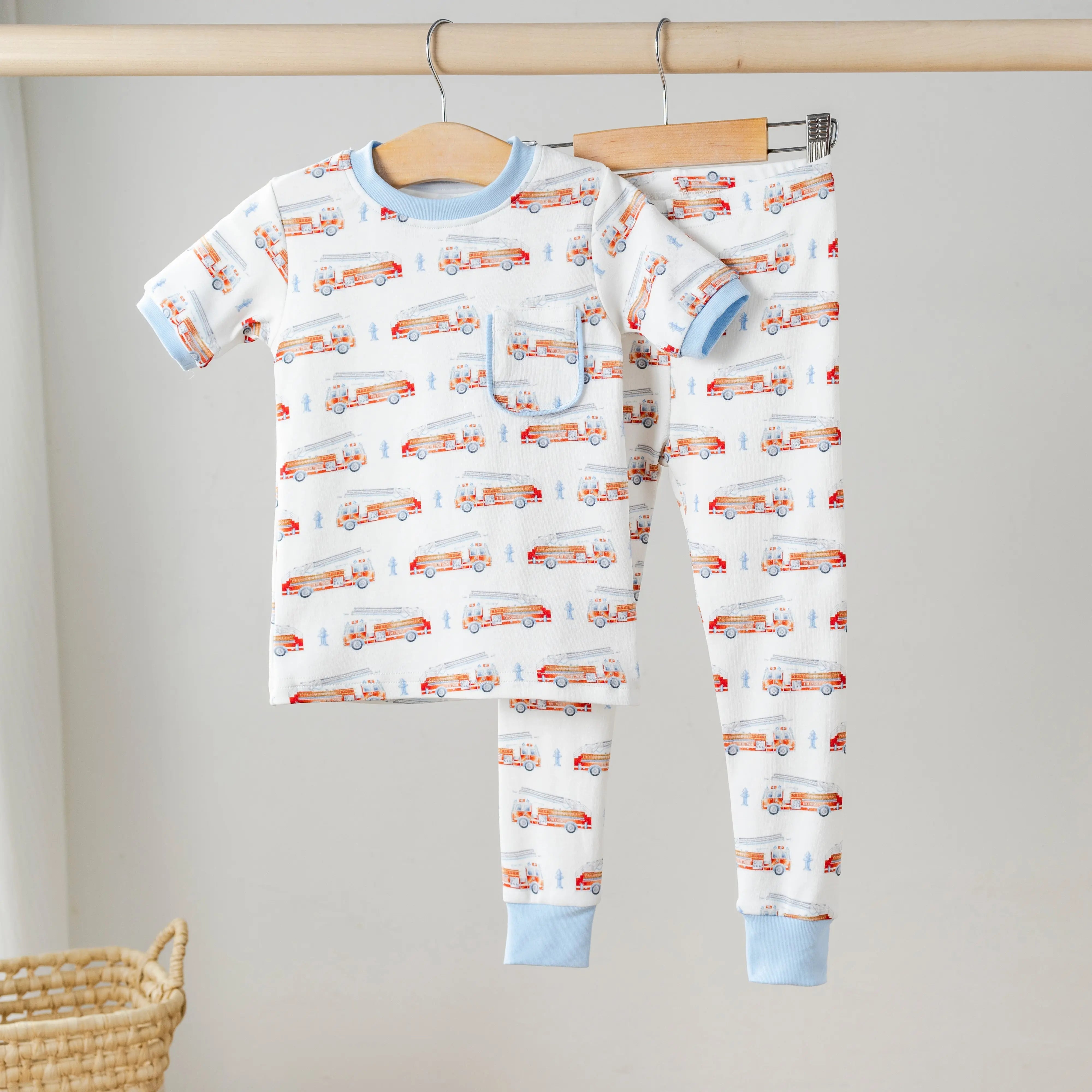 Heroes on Wheels Organic Cotton Pajama Set Nola Tawk
