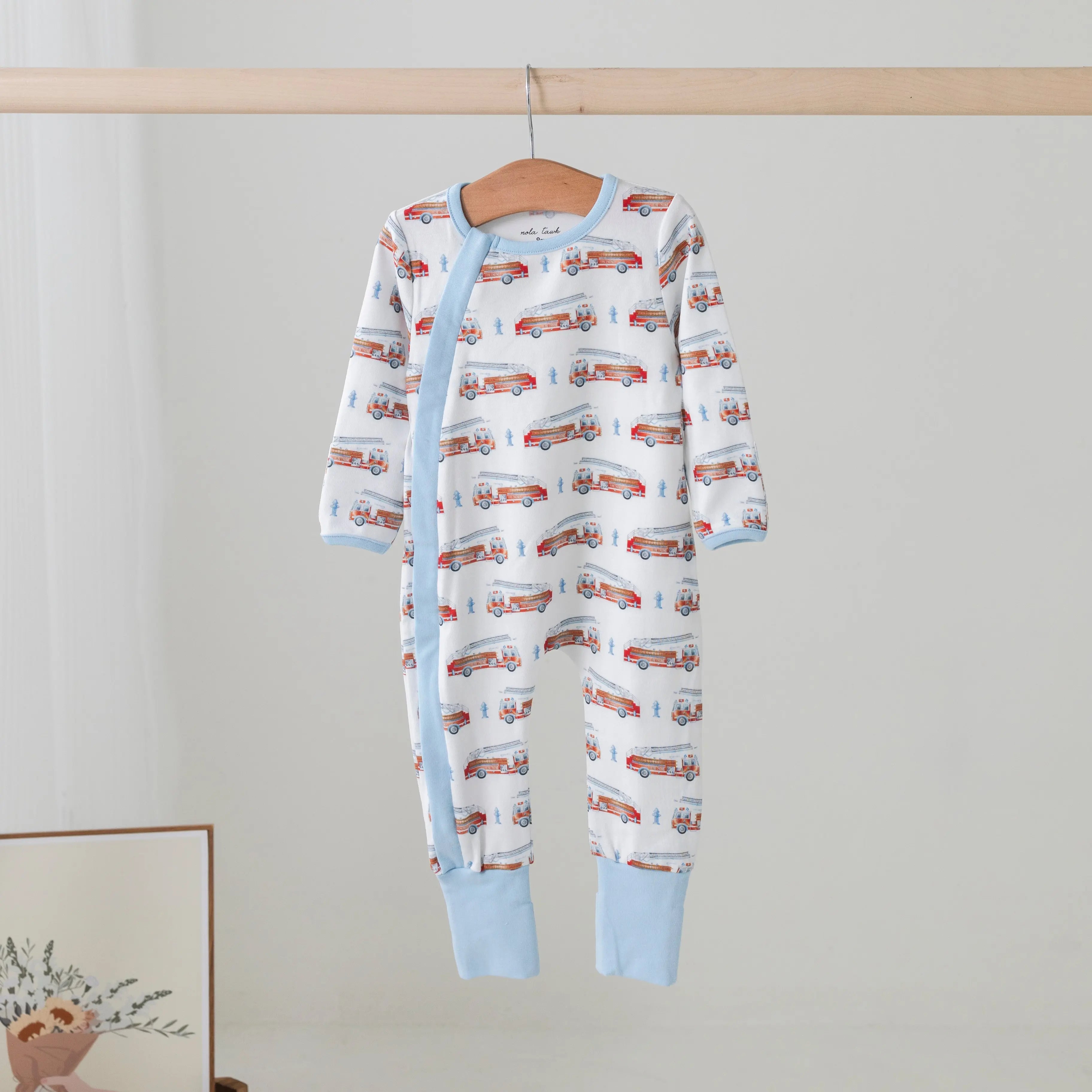 Heroes on Wheels Organic Cotton Pajama Set Nola Tawk