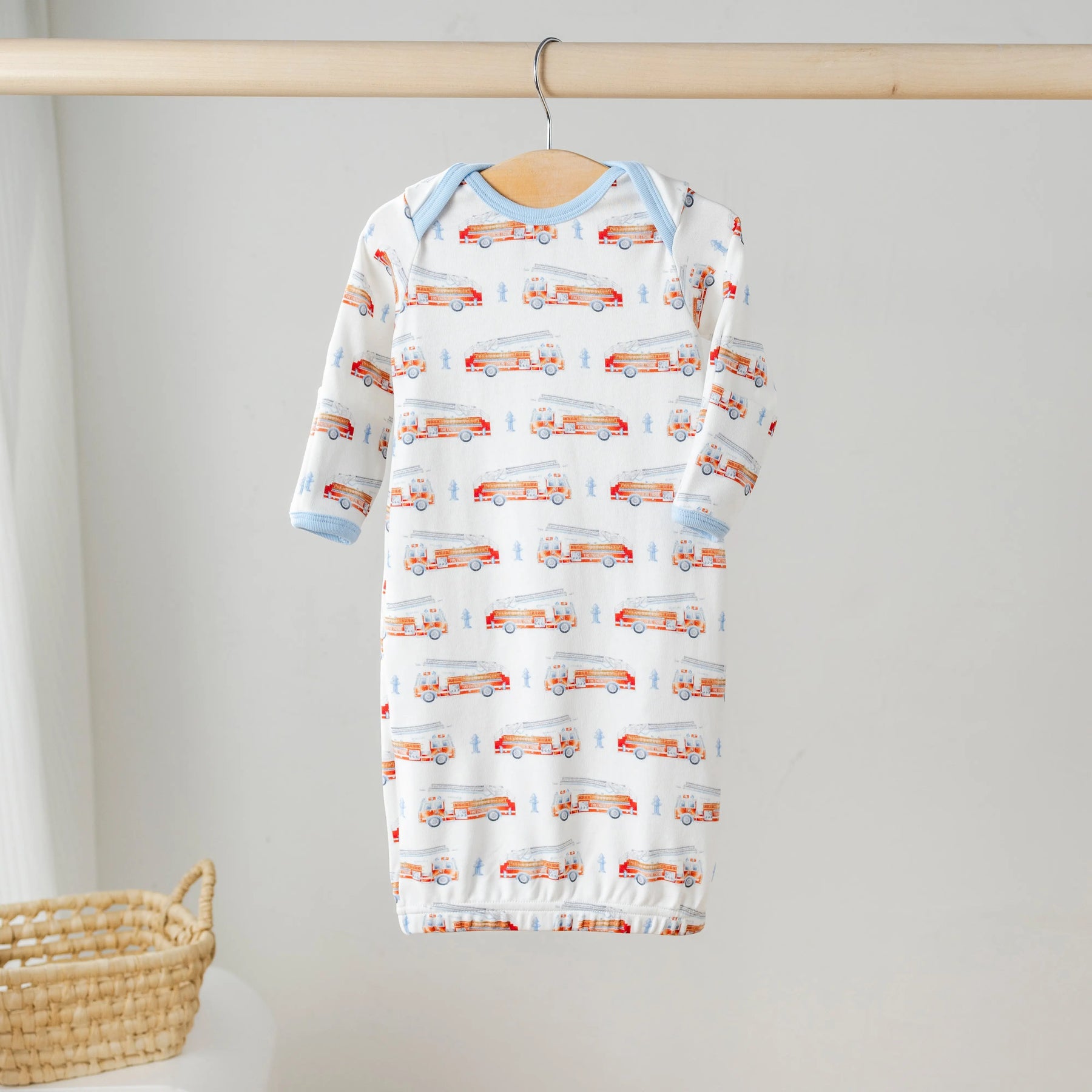 Heroes on Wheels Organic Cotton Pajama Set by Nola Tawk, Southern food gift detail photo 3