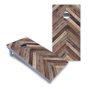Herringbone Cornhole Boards - All Weather Series Cornhole Solutions