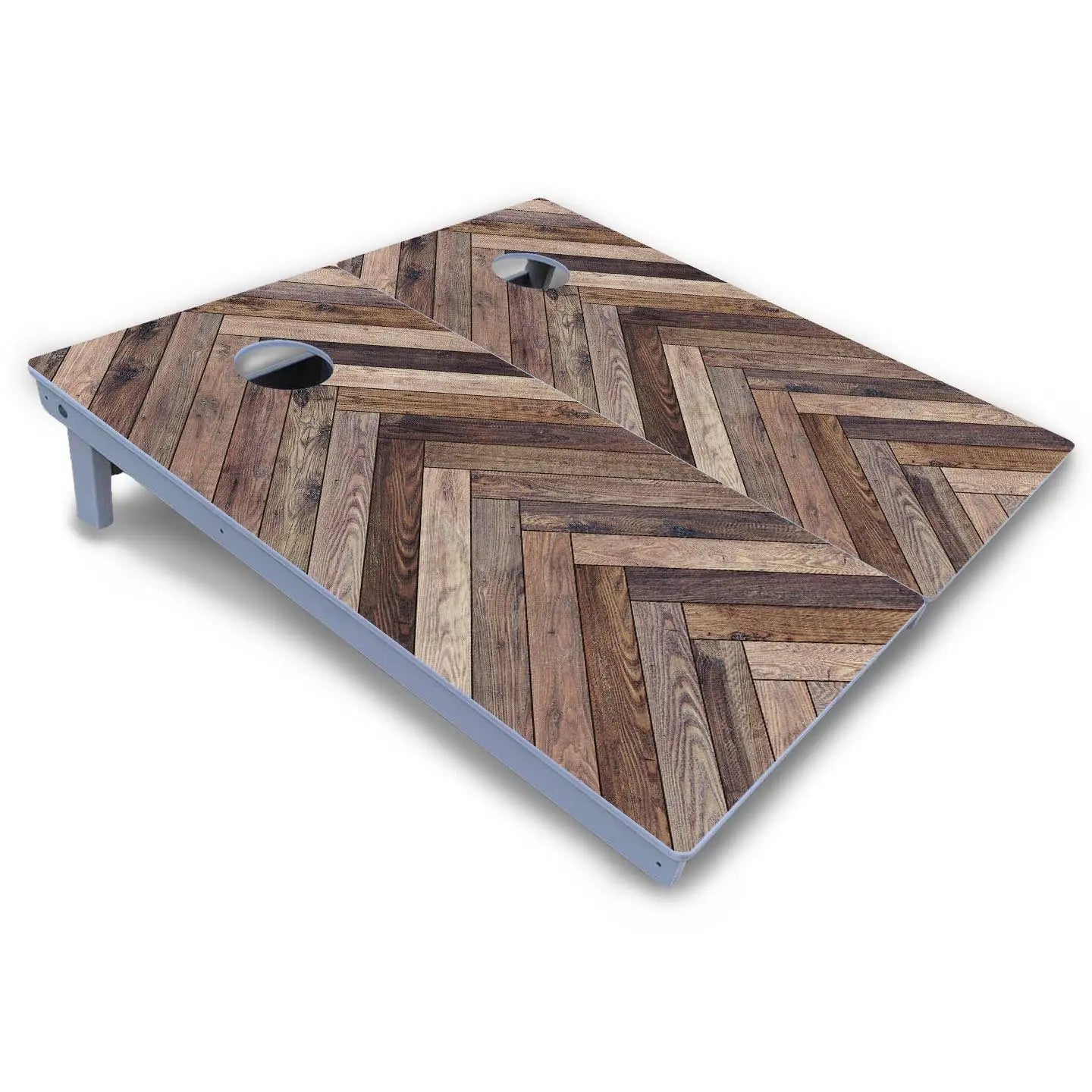 Herringbone Cornhole Boards - All Weather Series Cornhole Solutions