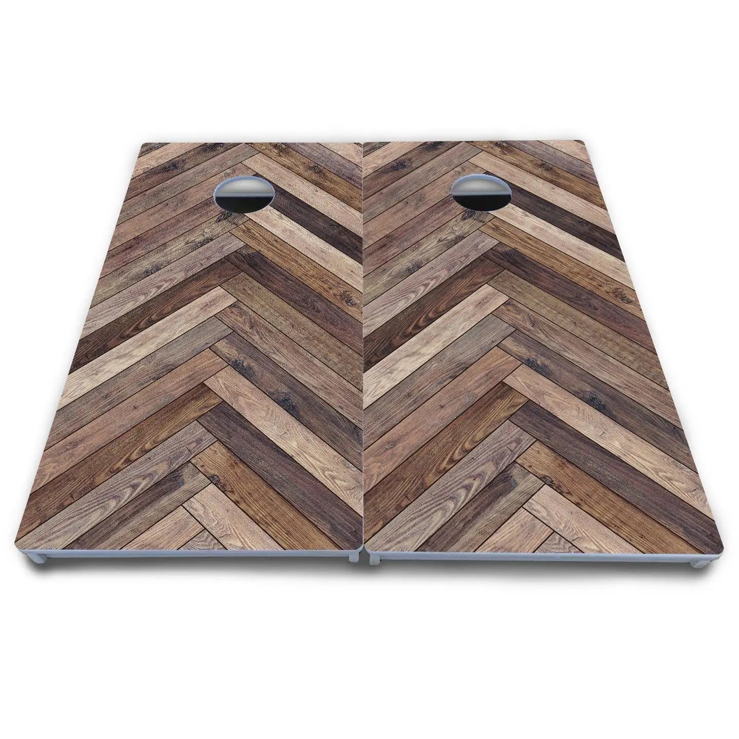 Herringbone Cornhole Boards - All Weather Series Cornhole Solutions
