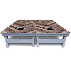 Herringbone Cornhole Boards - All Weather Series Cornhole Solutions