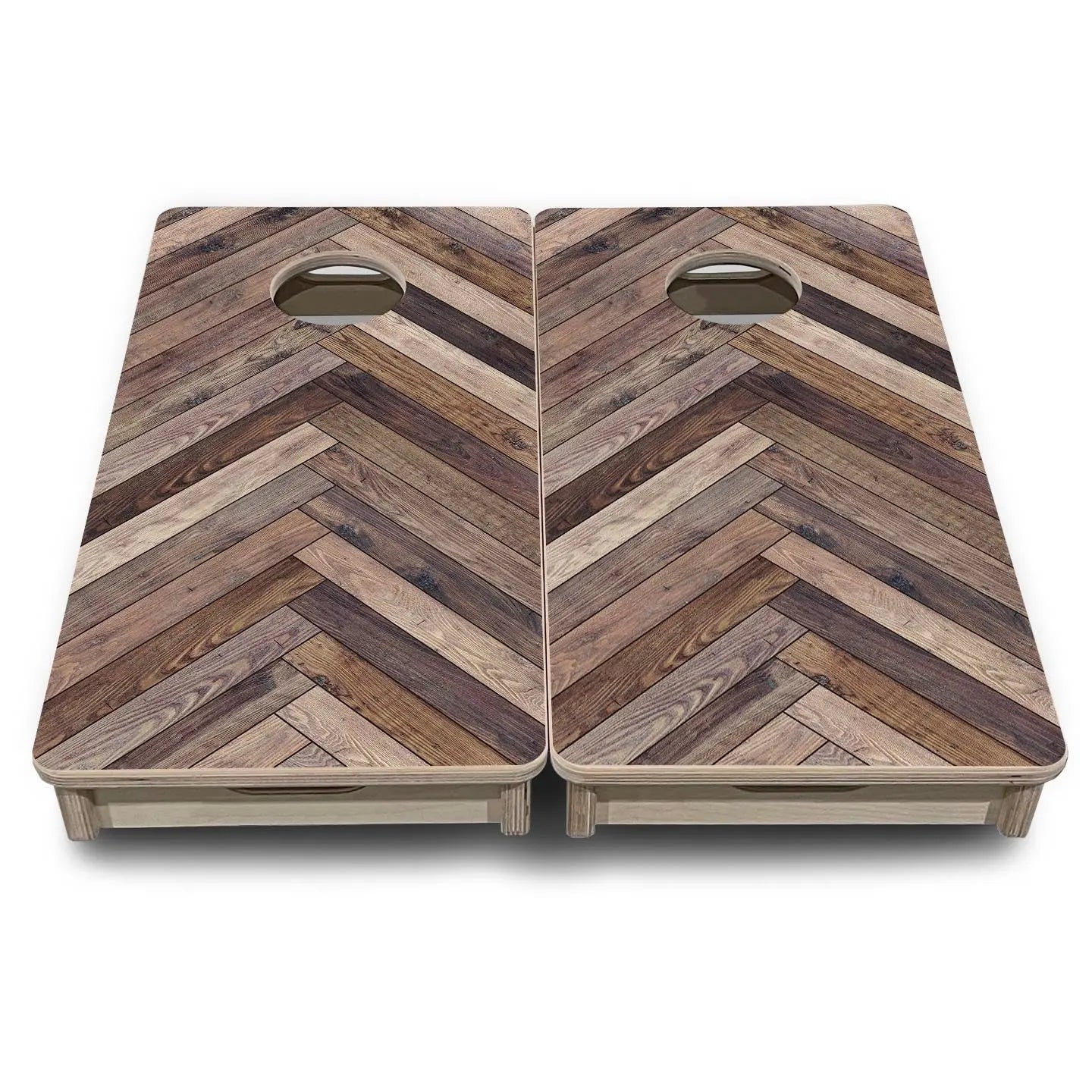 Herringbone - Mini or Vacation Size Cornhole Boards