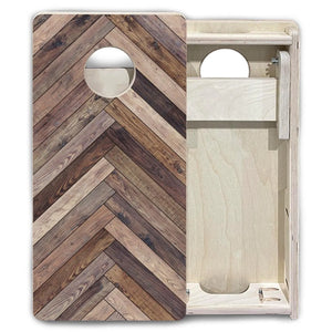 Herringbone - Mini or Vacation Size Cornhole Boards by Cornhole Solutions, handmade jewelry detail photo 6