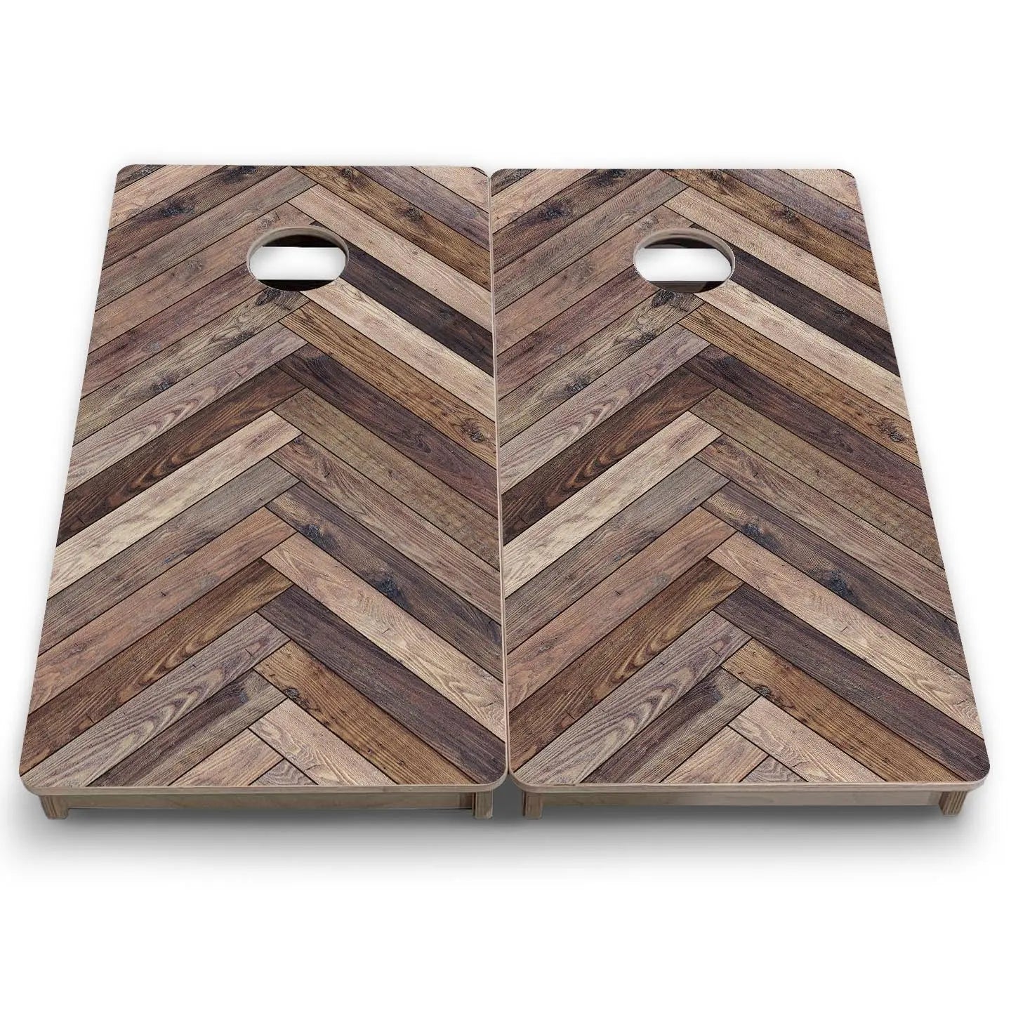 Herringbone - Mini or Vacation Size Cornhole Boards by Cornhole Solutions, handmade jewelry detail photo 8