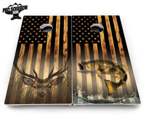 Hidden Deer & Fish Cornhole Boards - Pro Solution Elite Series by Cornhole Solutions, custom cornhole board detail photo 13