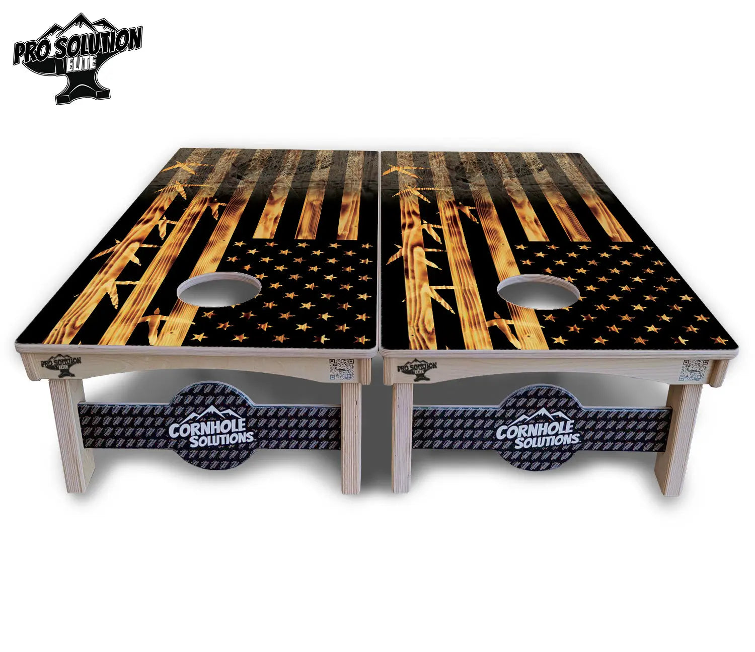 Hidden Turkey Flag Cornhole Boards - Pro Solution Elite Series by Cornhole Solutions, custom cornhole board detail photo 3