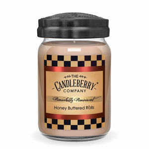 Honey Buttered Rolls™, Large Jar Candle (Collective) The Candleberry® Candle Company