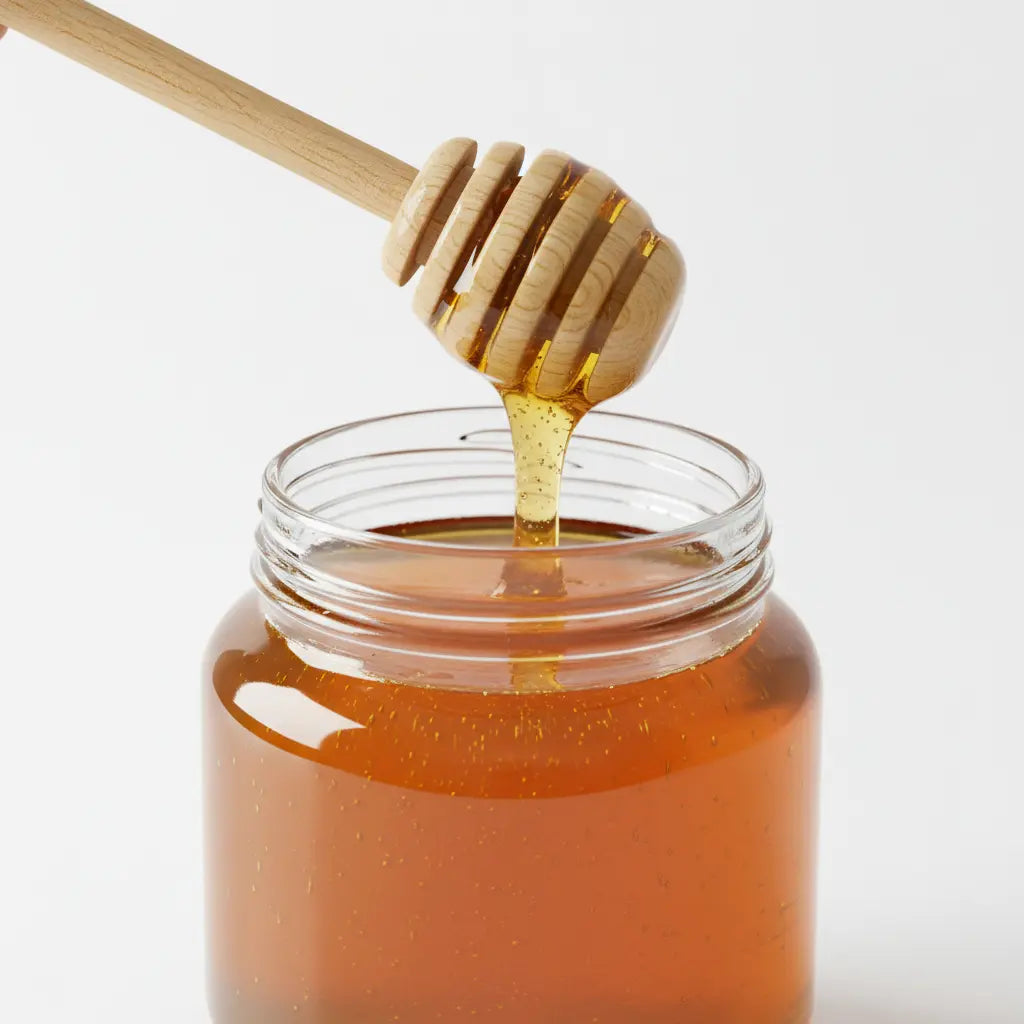 Honey Dipper - 6 Inch Wooden Honey Drizzler Spoon Chilton Bee Company