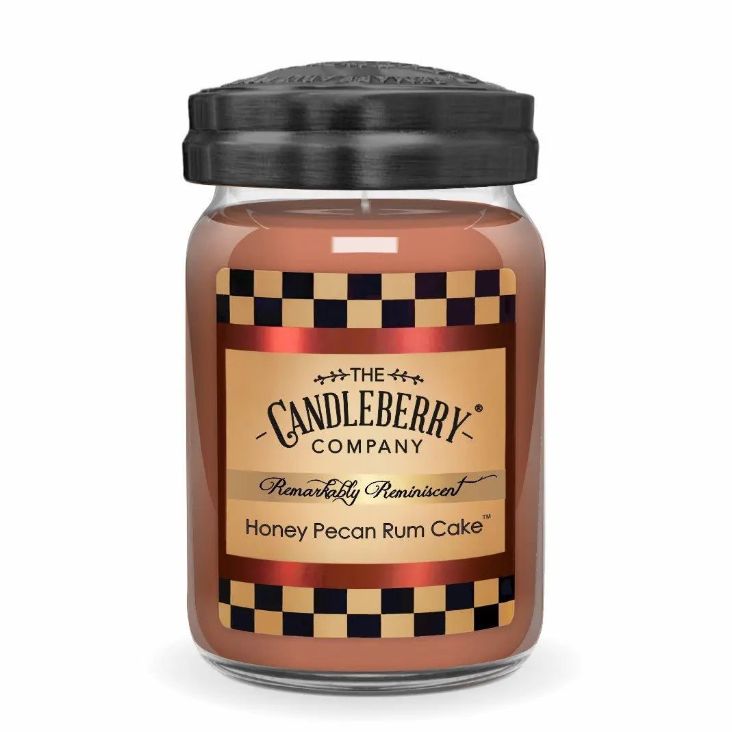 Honey Pecan Rum Cake™, Large Jar Candle (Collective) The Candleberry® Candle Company