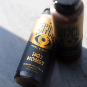 Asheville made sweet heat honey for pizza and chicken