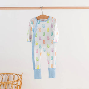 Hoppy Easter Organic Cotton Kids Pajamas by Nola Tawk, Southern food gift detail photo 2