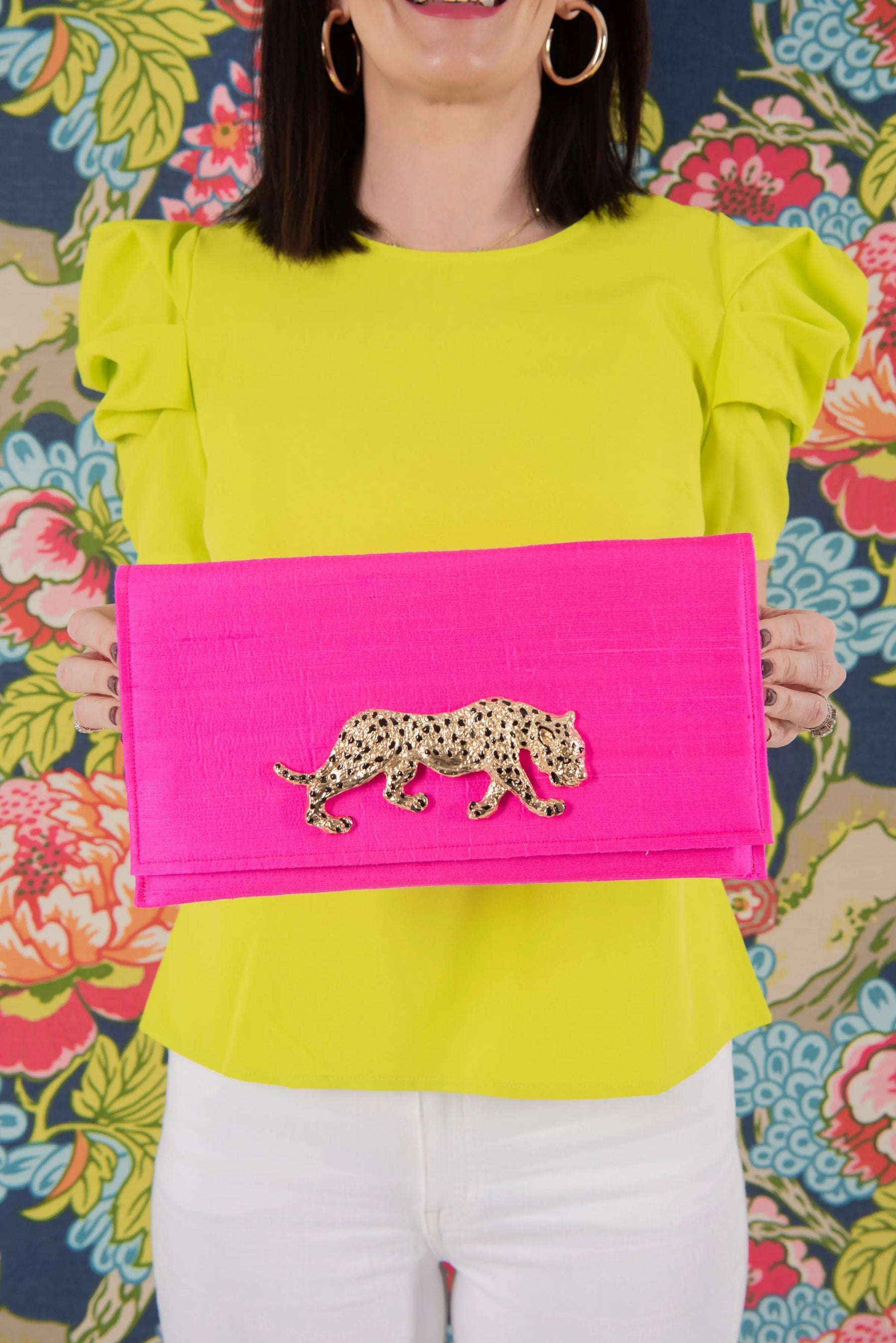Hot Cindy Clutch by Garland Bags, handmade leather goods detail photo 3