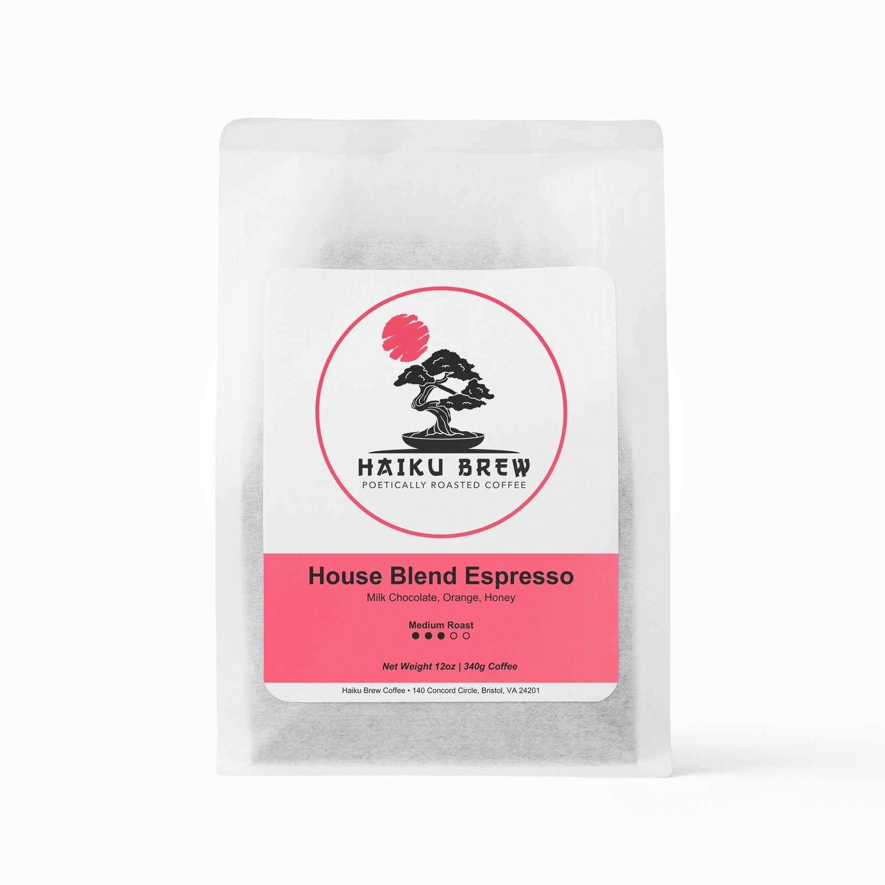 House Blend specialty coffee by Haiku Brew