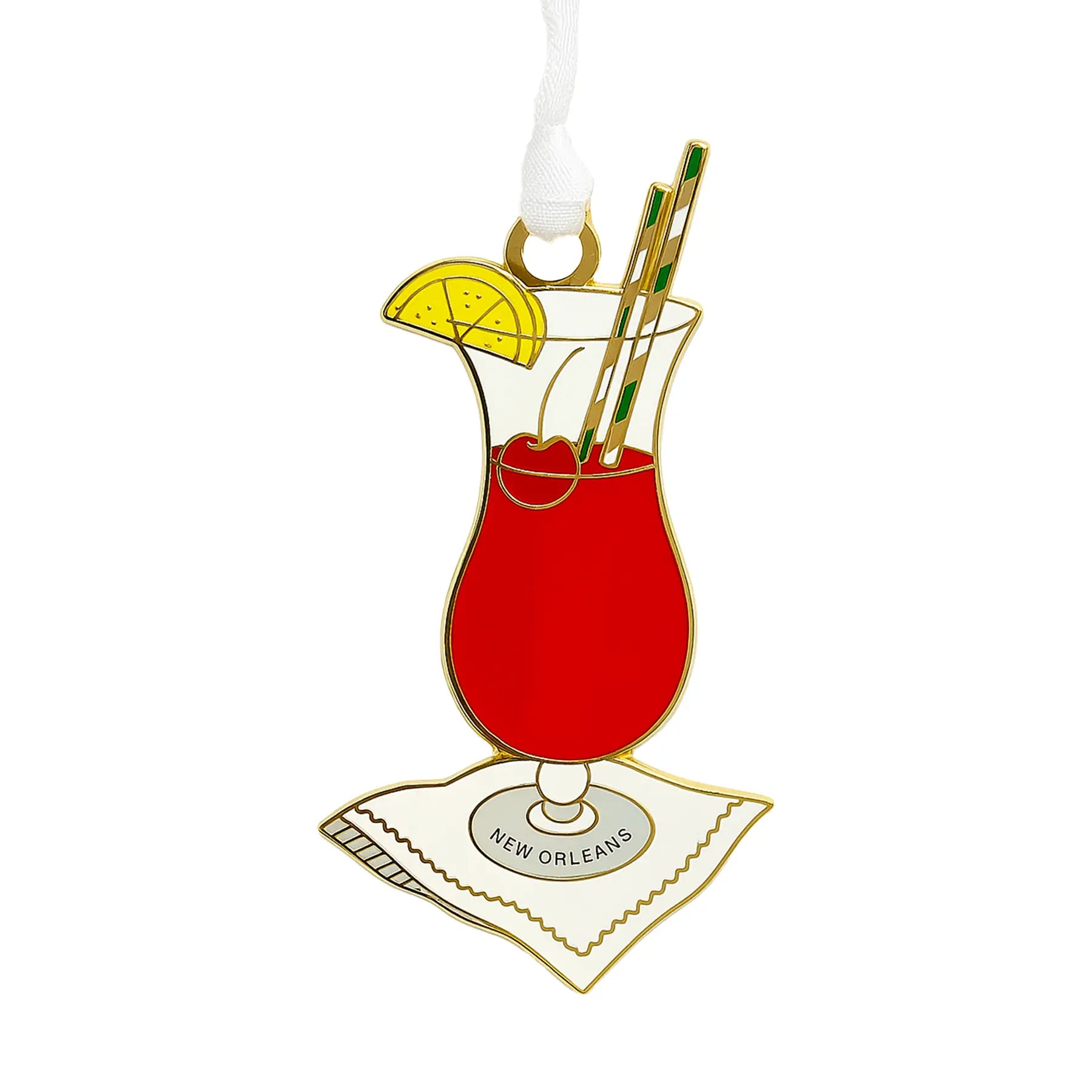 Hurricane Enamel Ornament Nola Tawk
