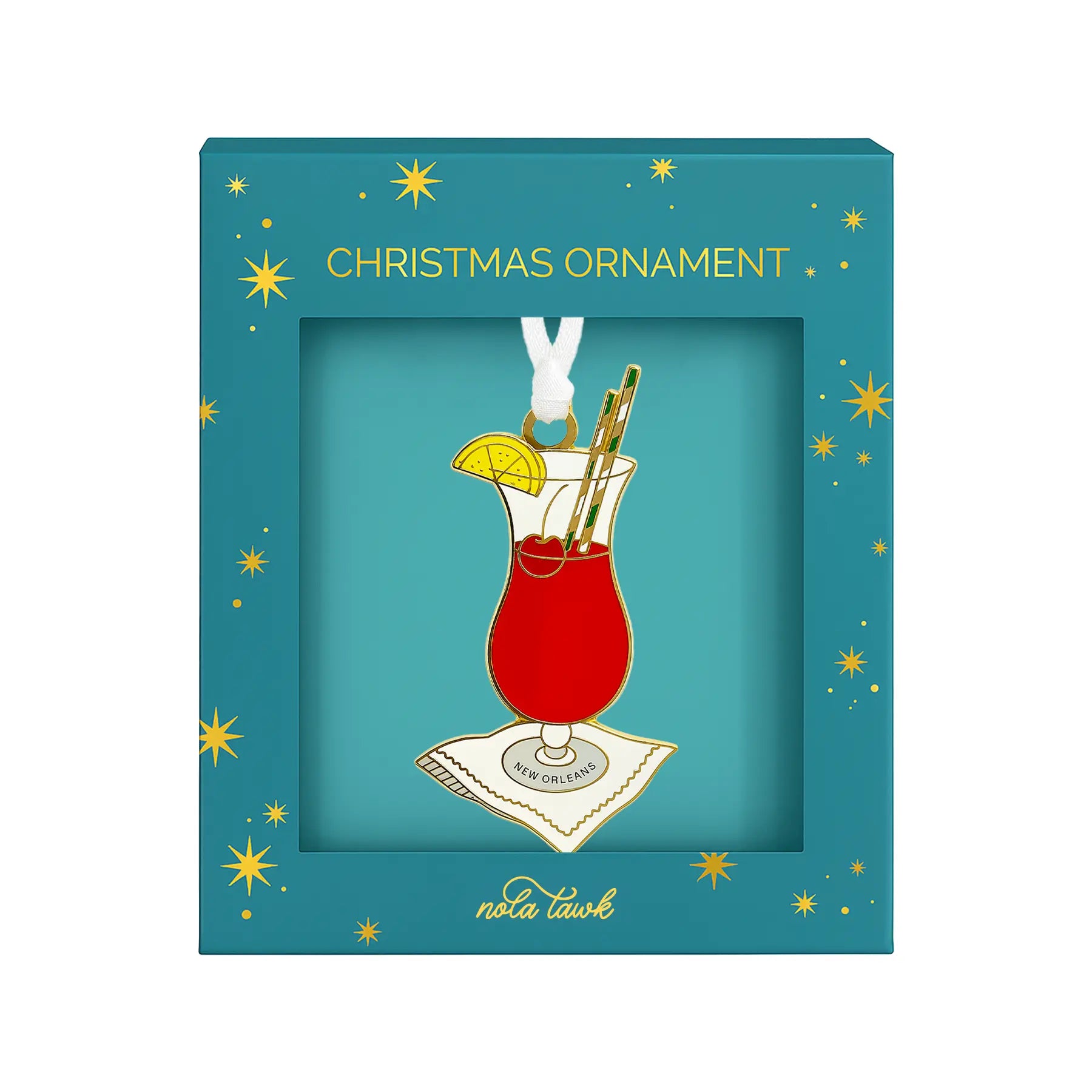Hurricane Enamel Ornament Nola Tawk