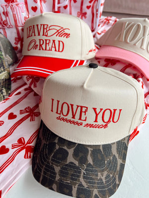 I Love You Sooooo Much - Leopard Vintage Hat by KenzKustomz, Southern lifestyle apparel detail photo 4