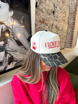 I Love You Sooooo Much - Leopard Vintage Hat by KenzKustomz, Southern lifestyle apparel detail photo 10